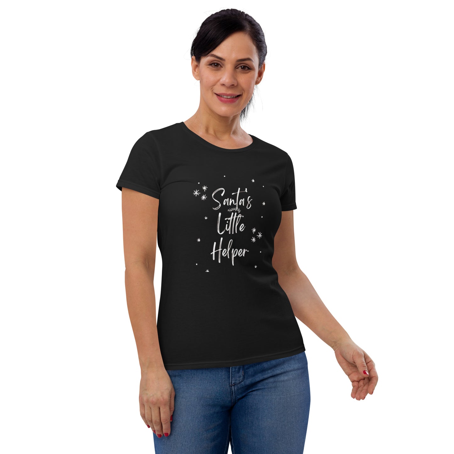 Women's Short Sleeve T-Shirt - Santa's Little Helper
