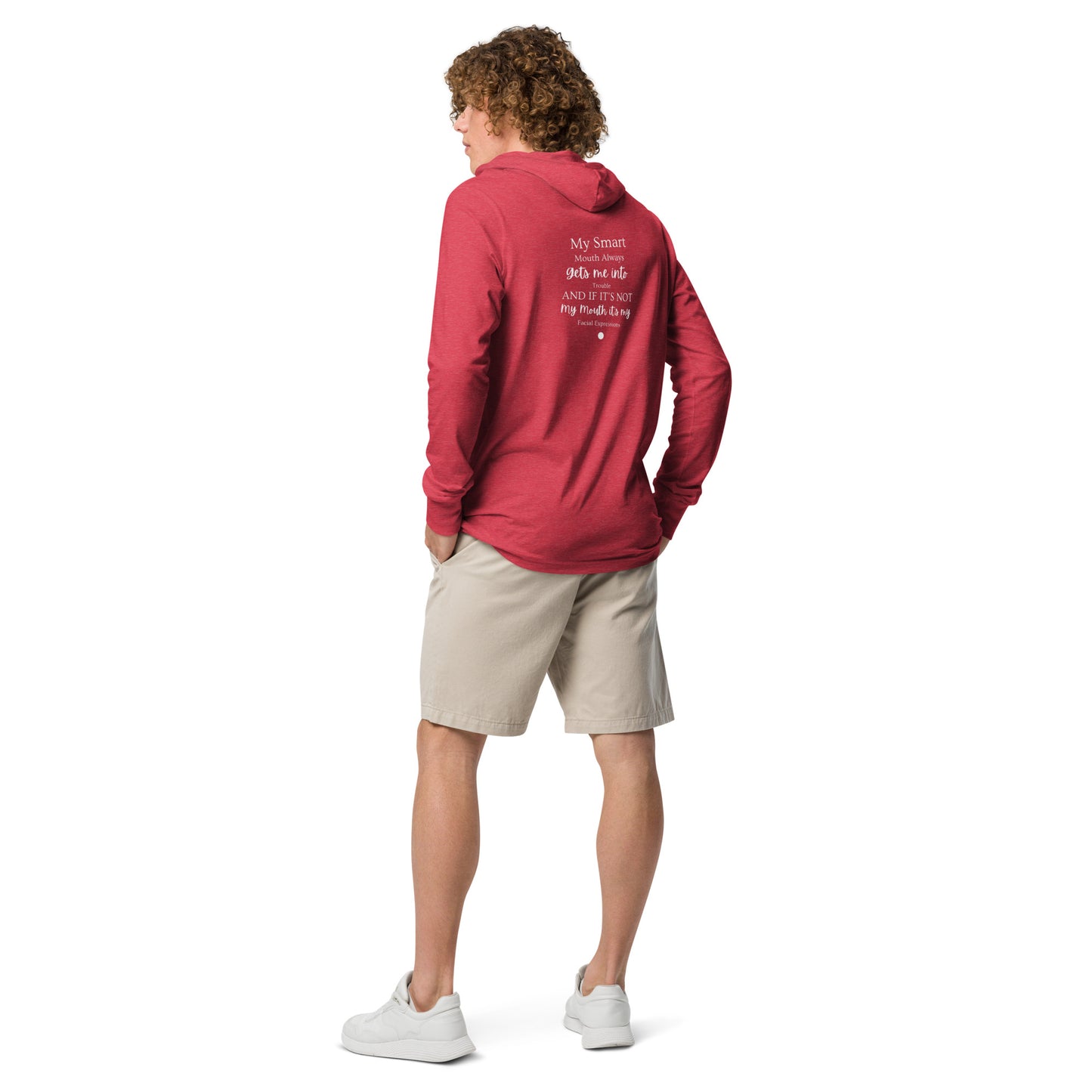 Hooded Long-Sleeve Tee -My Smart Mouth