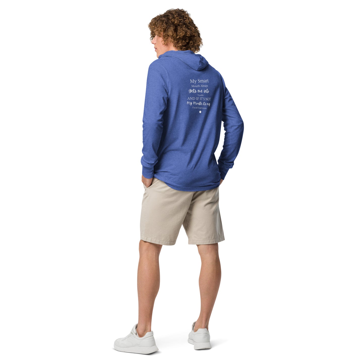 Hooded Long-Sleeve Tee -My Smart Mouth