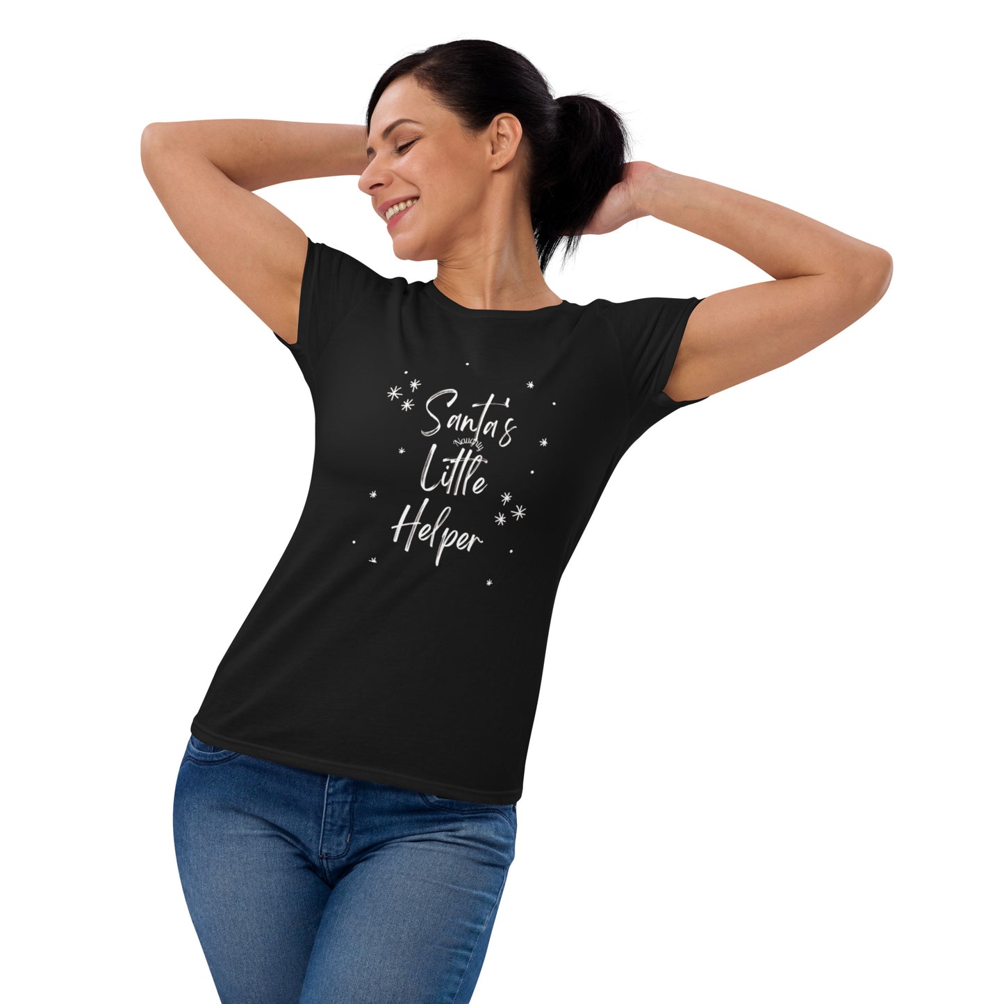 Women's Short Sleeve T-Shirt - Santa's Little Helper